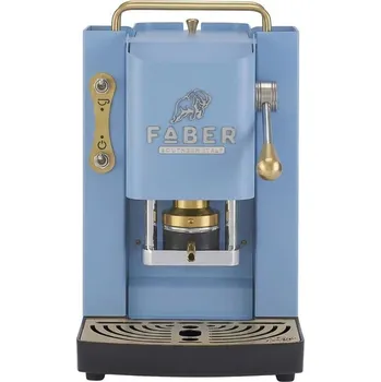 Kávovar Faber Pro Deluxe Turquoise Blue Messing (3.0 PRO DLX TUR BRA)