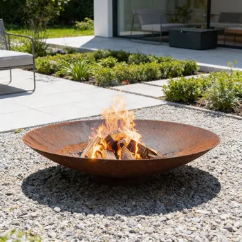 Zahradní cortenové ohniště Ø 600 x 140 mm