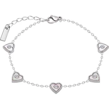 Náramek VERONA 3189 Srdíčkový náramek chirurgická ocel Ellami