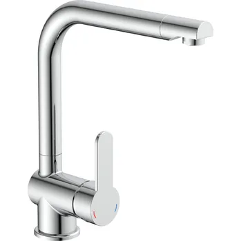 Vodovodní baterie SCHÜTTE kuchyňská baterie RIO, kuchyňská baterie s funkcí úspory energie, 360° otočná kuchyňská baterie, chrom | 79816
