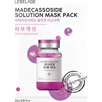 Pleťová maska Revitalizační plátýnková maska - Lebelage Madecassoside Solution Mask pack