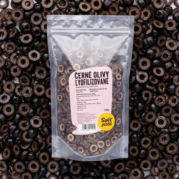 oliva Černé olivy lyofilizované váha 100g