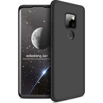 GKK Ochranné pouzdro 360 Přední a zadní pouzdro Celotělový kryt Huawei Mate 20 černý