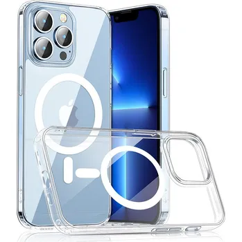 Pouzdro na mobilní telefon Joyroom Odolné pouzdro MagSafe řady Mingkai pro iPhone 13 Pro Max (6,7") průhledné (JR-BP962)