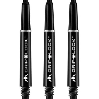 Příslušenství pro šipky Násadky na šipky Mission GripLock černé, střední 41mm