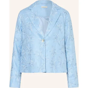 Dámské sako Lilienfels Dámské Sako S Lnem, tmavě modrá / bílá, 42