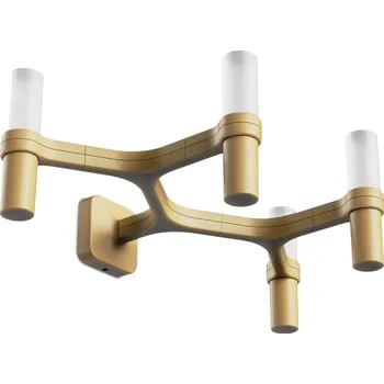 Nemo Crown wall, zlaté nástěnné svítidlo, 4x25W G9, šírka 48cm