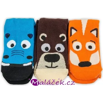 Pidilidi Veselé ponožky FUNNY PD0139-02 - chlapecké 3 páry
