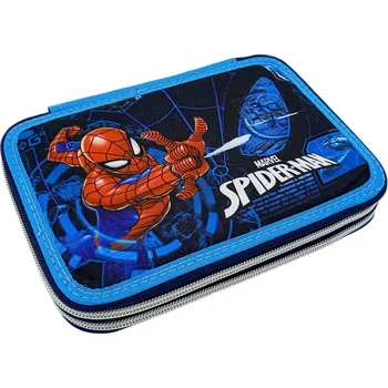Penál MARVEL Spiderman dvoupatrový, vybavený