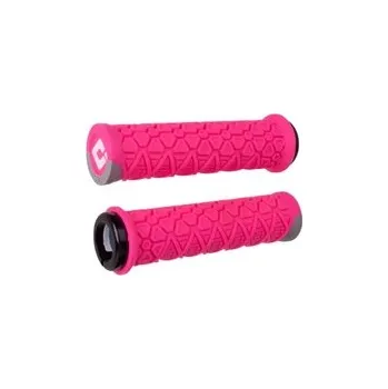 Sport Gripy MTB ODI Vanquish, v2.1 Lock-On, MTB, Closed End, Pink / Grey