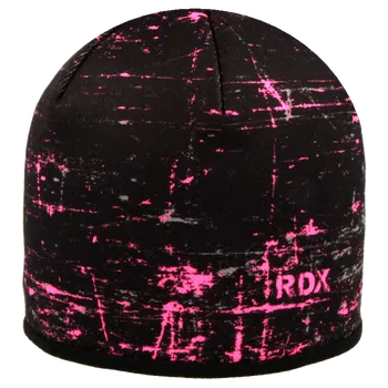Čepice RDX Zimní čepice OLD, podšívka MERINO, černo-růžová (podšívka CLIMAYARN)