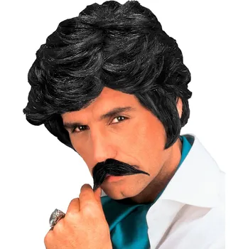 Karnevalová paruka Widmann Paruka s knírem černá