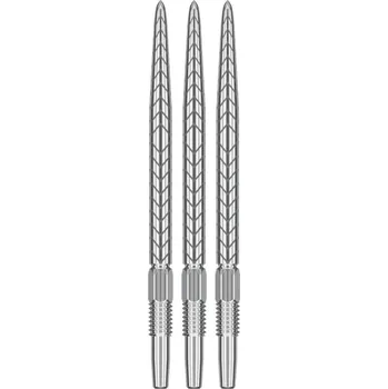 Příslušenství pro šipky Target - darts Kovové hroty - Swiss Points - RVE - Silver - 30 mm