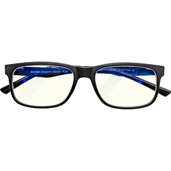 GLASSA Blue Light Blocking Glasses PCG 02, - 0,50 dio, červené