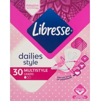 Menstruační vložka LIBRESSE Dailies Style Multistyle 30 ks