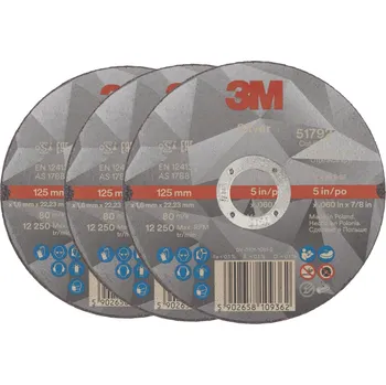 Brusný kotouč 3M Silver Řezný kotouč, rozměr 125 × 1,6 mm, 3 ks