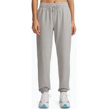 Dámské kalhoty Dámské kalhoty Under Armour Sport Terry Jogger Mod gray light heather/white