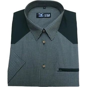 Pánská košile LUKO myslivecká košile károvaná s krátkým rukávem košile: 47