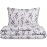 Kvalitex Bavlněné povlečení PROVENCE COLLECTION LEVANDULE fialová 1+2, 220x200, 70x90cm