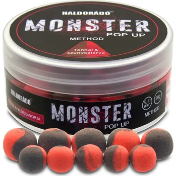 Boilies Haldorádó Pop-Up Method Monster 30 g 9+11 mm Tuňák/Patentka