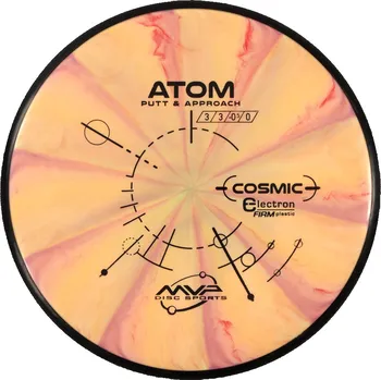 Disc golf MVP Disc Sports ATOM Cosmic Electron Firm Barva: Modro-fialová, Váha: 172 g