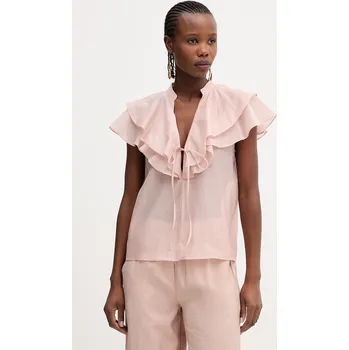 Dámská halenka Halenka s příměsí hedvábí Marella FARAONE 2613161074200 růžová 03X, vel. 38