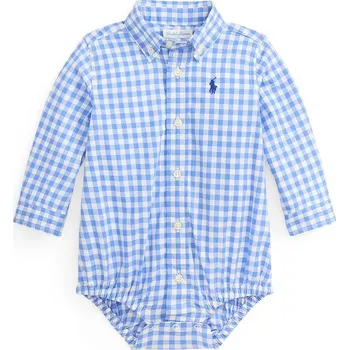 Bavlněné kojenecké body Polo Ralph Lauren 320B14080001 modrá 55X, vel. 53-60