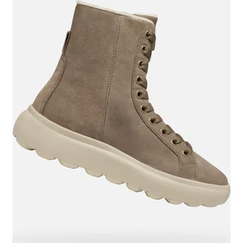 Dámské tenisky Geox Dámské Béžová dámská kotníková obuv Geox Spherica EC4.1 Béžová 37 (3005792)