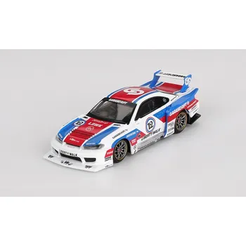 autíčko MiniGT Nissan LB-Super Silhouette S15 SILVIA Garasidrift x LBWK Blistr 1:64 -MiniGT Nissan LB-Super - kovový model auta