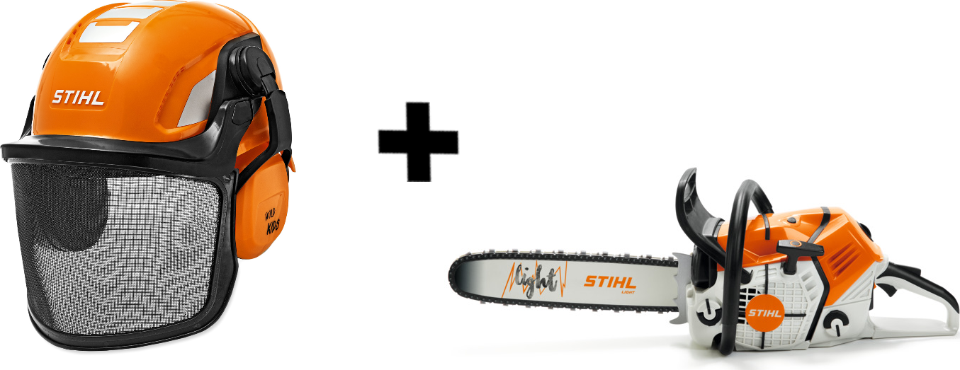STIHL DĚTSKÁ DÁRKOVÁ SADA - přilba a pila