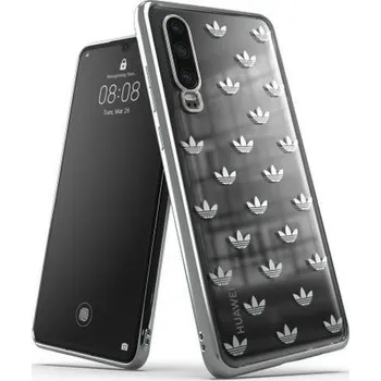 Telefonní příslušenství Adidas OR Clear Case ENTRY Huawei P30 stříbrná / stříbrná 35977