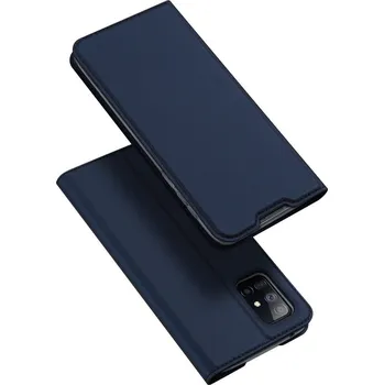 Pouzdro na mobilní telefon DUX DUCIS Pouzdro typu Skin Pro Bookcase pro Samsung Galaxy A71 5G modré