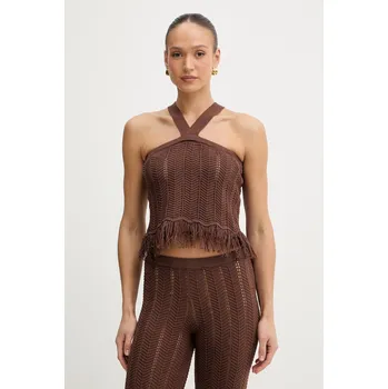 Top Twinset 261AP3063 hnědá 89X, vel. S