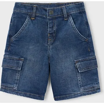 Chlapecké kraťasy Dětské riflové kraťasy Mayoral 3206.5D.Mini.PPY2 námořnická modř 59X, vel. 128