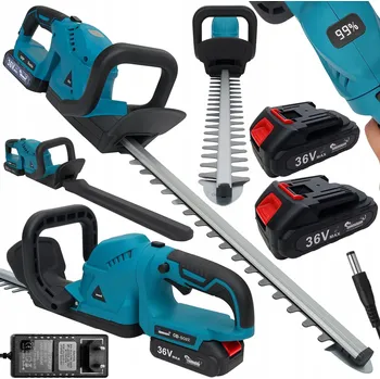 Nůžky na trávu Ondragon Aku nůžky na živý plot s LCD 36V, 2 baterie, 51 cm