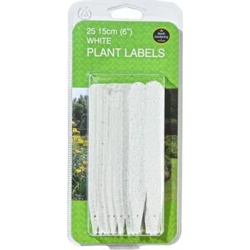 Garland Products Plant Label popisovací štítky 15 cm bílé 25 ks