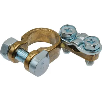 Autobaterie Bateriová svorka L (+) mosaz / ocel