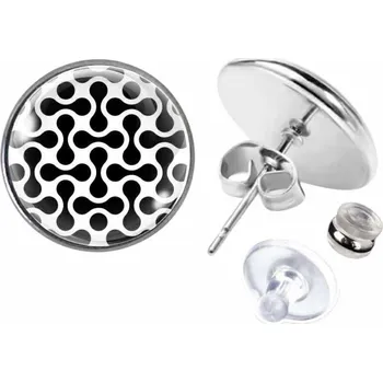 Náušnice Peckové náušky Náušnice z chirurgické oceli 14 mm, Monirky