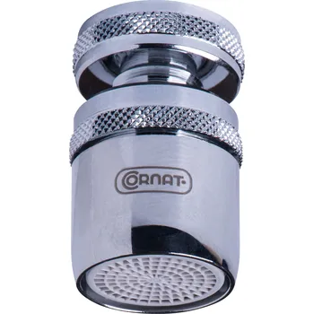 Sada koupelnových doplňků CORNAT Perlátor s kloubem, s úsporou vody až -50%, M22 × 1", vnitřní, 1 ks