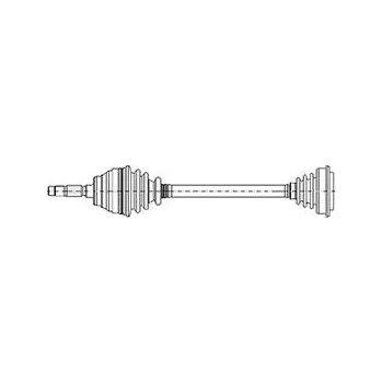 Hnací hřídel METELLI 17-0423