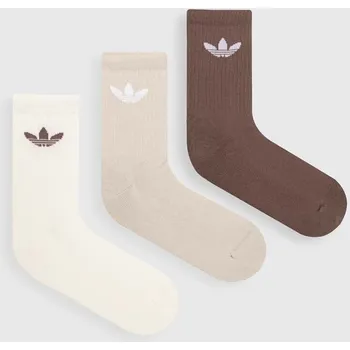 Pánské ponožky Ponožky adidas Originals 6-pack IT7570 béžová 01X, vel. 40/42