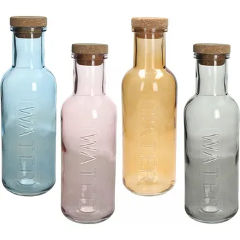 Kempingové nádobí Tognana POP Láhev skleněná s uzávěrem 1 l