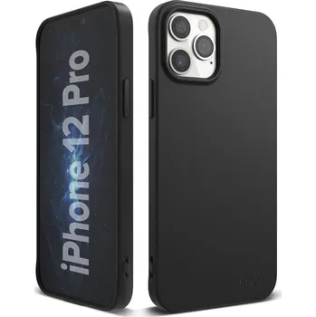 Telefonní příslušenství Ringke Air S ultra tenké krycí gelové TPU pouzdro pro iPhone 12 Pro / iPhone 12 černé (ADAP0028)