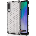 Pancéřový kryt Honeycomb Case s TPU Bumper pro Huawei Y6p průhledný