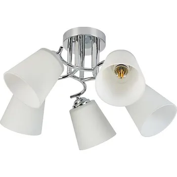 Přisazený lustr PAFOS 5xE27/15W/230V lesklý chrom