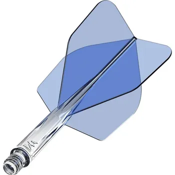 Šipka Mission Force 90 průhledné modré, standardní No6 letky a krátké násadky