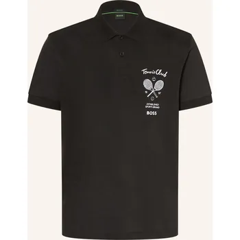 Pánská košile Boss Pánské Síťované Polo Tričko Member, černá, 3XL