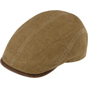 Čepice Fiebig - Headwear since 1903 Pánská kari letní bekovka s UV faktorem 50 - Fiebig since 1903 - 100 % len Velikost: 57 cm (M)