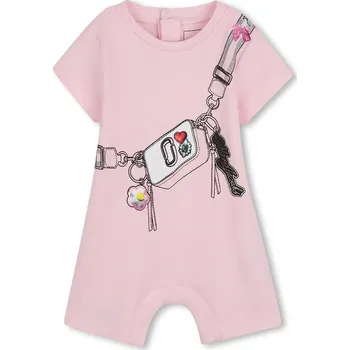 Dupačky Dětské bavlněné dupačky Marc Jacobs W60807 růžová 30X, vel. 74