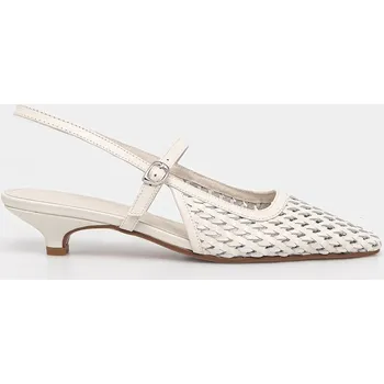 Dámské lodičky Kožené lodičky Answear.LAB SH-D24019-3607A.hak béžová 80X, EUR 41